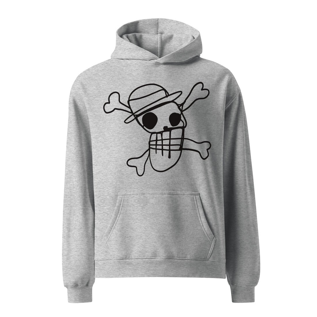 Straw Hat Skull Hoodie